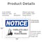 Signmission Forklifts Only No Pedestrians, 14 in W x Rectangle, Plastic OS-2PACK-NS-P-1014-L-12894 - alternate 5